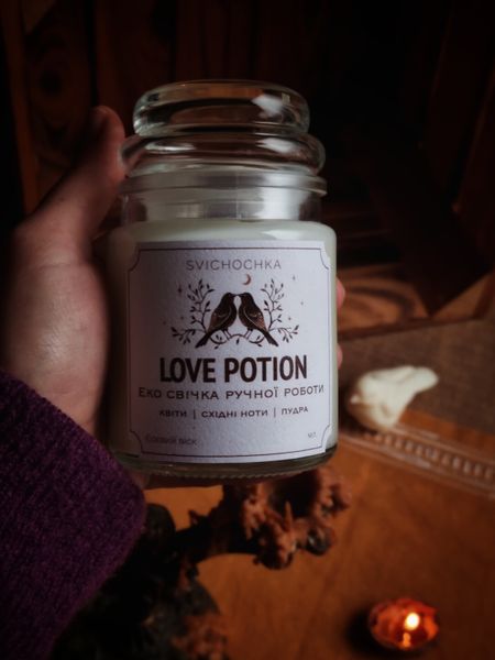 Aroma candle "Love Potion"", 120 ml.