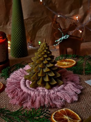 Wax candle "Christmas tree"