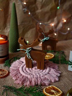 Wax candle "Moose"