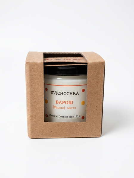 Aroma candle Varosh, Craft